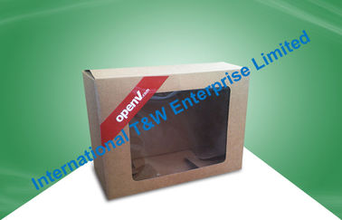 Customized Strong Recyclable Paper Packaging Boxes with PET windw for Filter