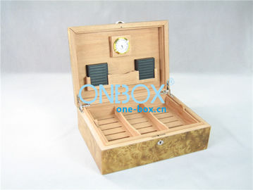 High gloss wooden cigar storage case , wood packing boxes for chocolates or cosmetic