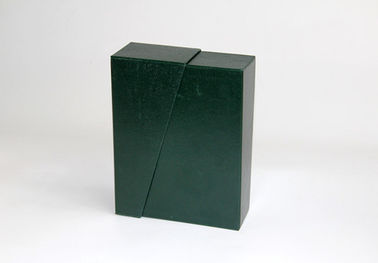 Eco friendly Cardboard Biodegradable Recycled Paper Gift Boxes , Green watch Gift Box