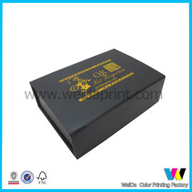 Hard Cardboard Paper Packaging Box with Black Sponge Tray Inside
