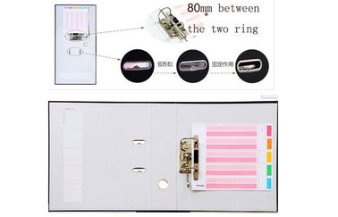 Durable A4 document clip folder / plastic fashion portfolio case