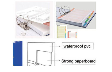 Durable A4 document clip folder / plastic fashion portfolio case