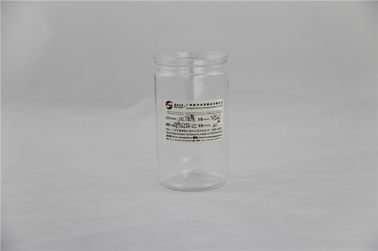 375ml Air Tight Clear Plastic Packaging Tubes Environmental 90mm Height