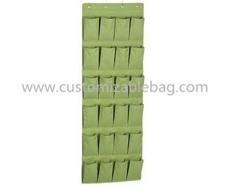 Fashion Blue Non Woven Storage Box 24 Pocket Over The Door Shoe Organizer